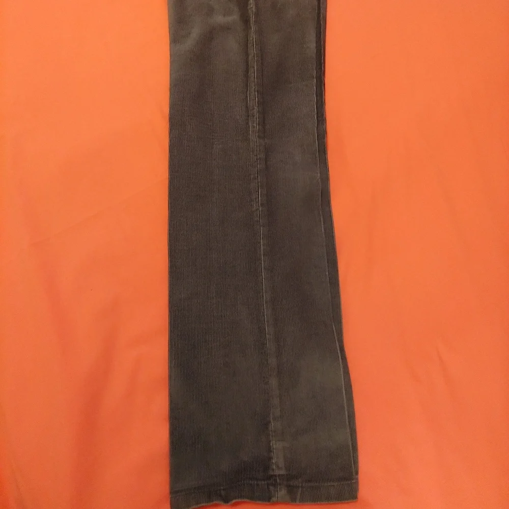 Gray Corduroy Slim Fit Jeans - Picture 3 of 7